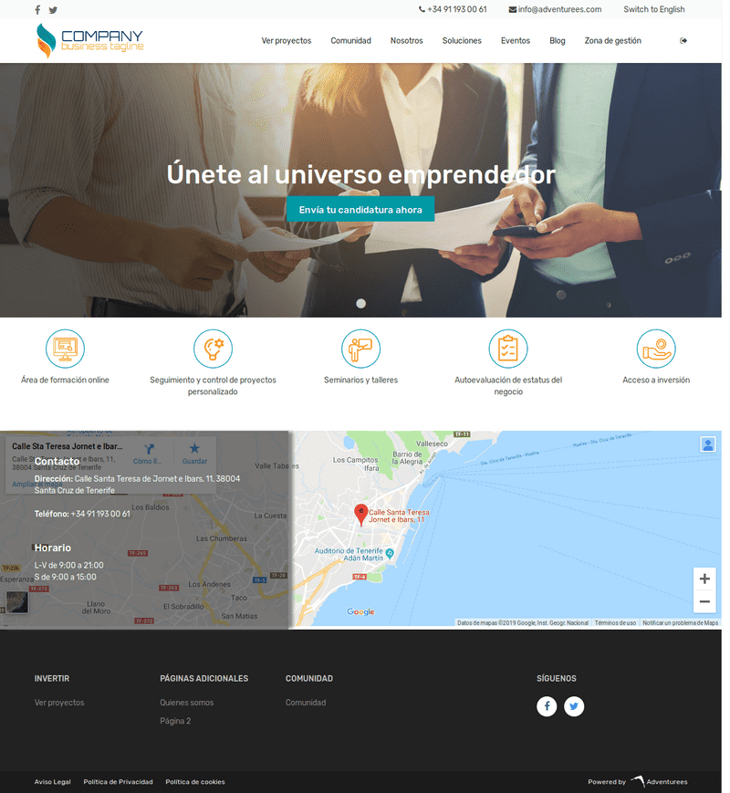 Layout screenshot